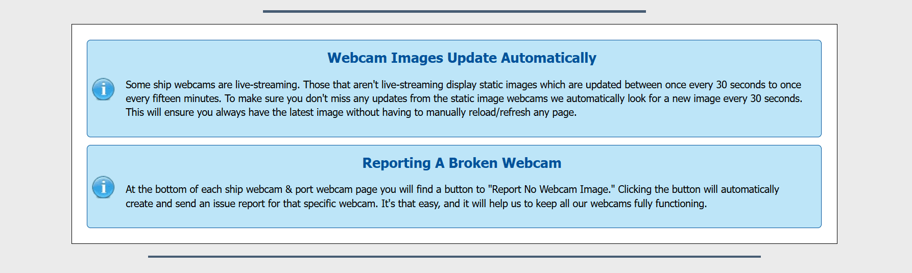 Shipping Channel Webcam