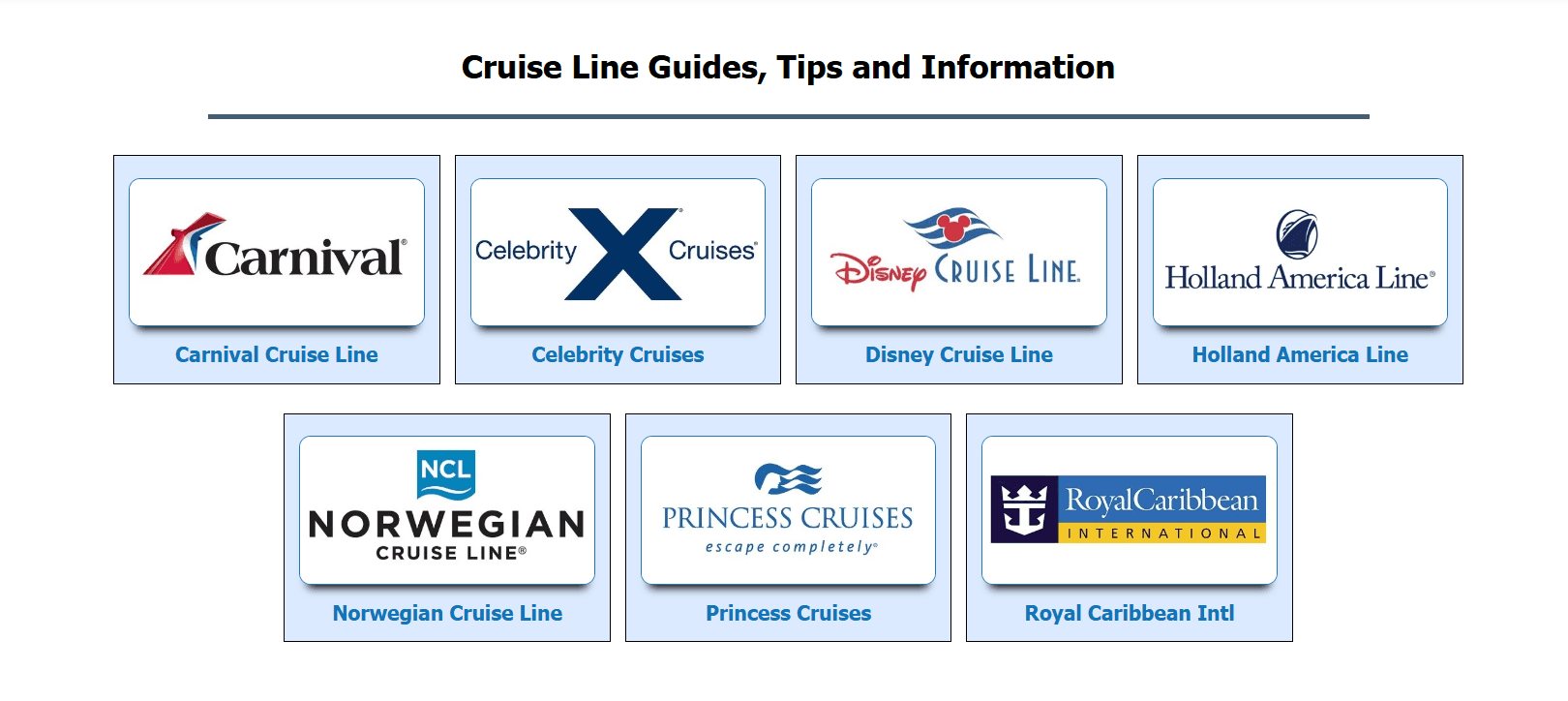 Port Destination Guide
