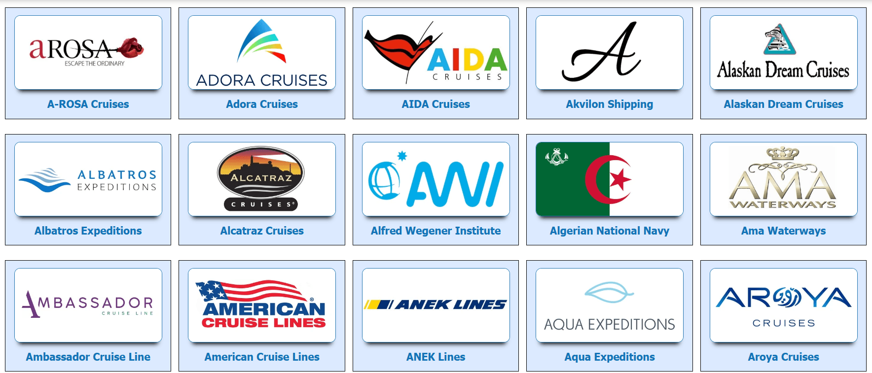 Cruise Ship Tracker